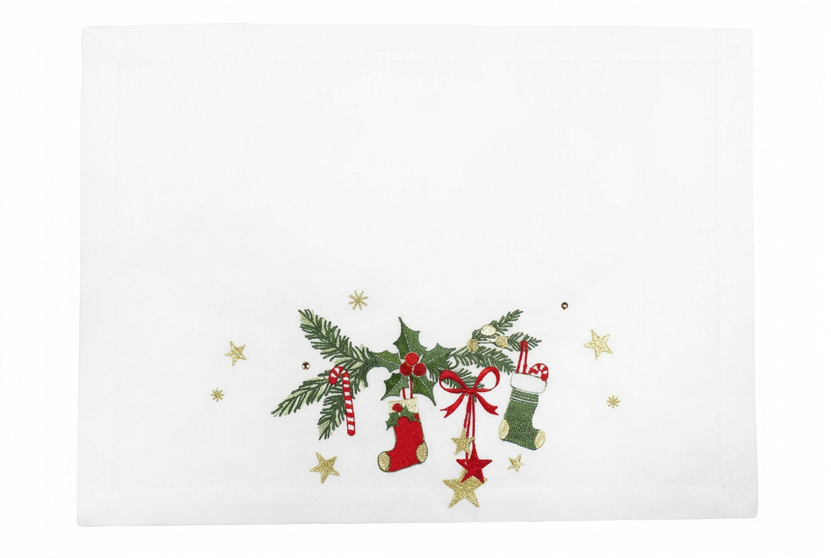 Kissing Bough Festive Table Linens - Placemat