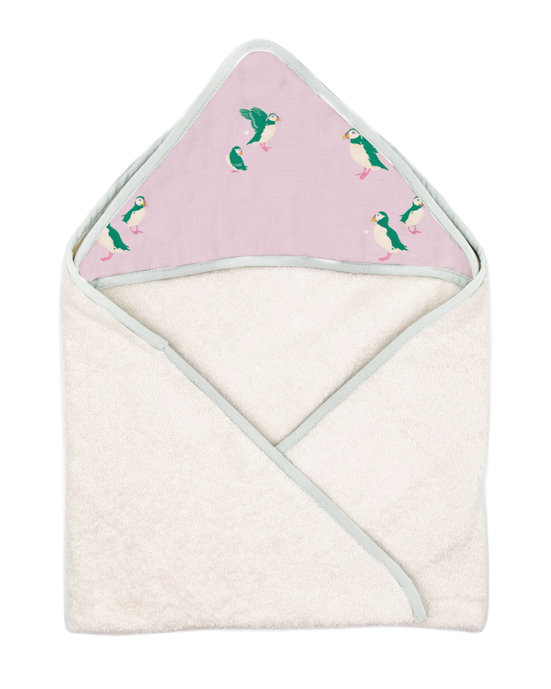 Baby Animal Design Hooded Bath Towels