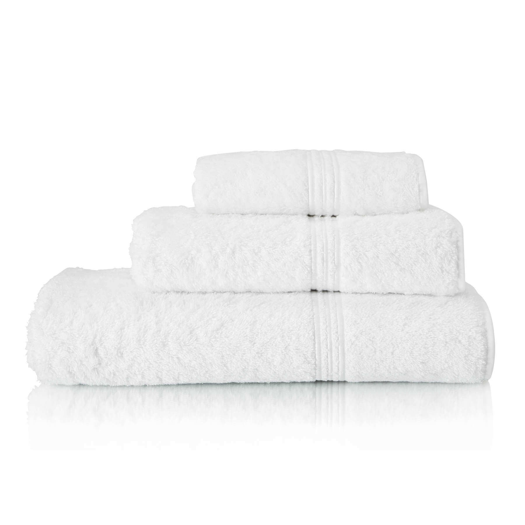 Frette Triplo Bourdon White/Milk Cotton Towels