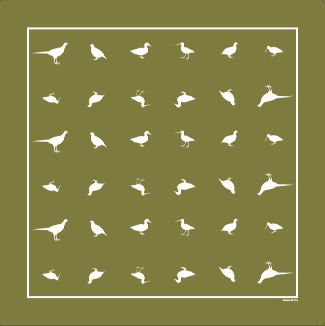 Pañuelos de algodón unisex - Aves de caza