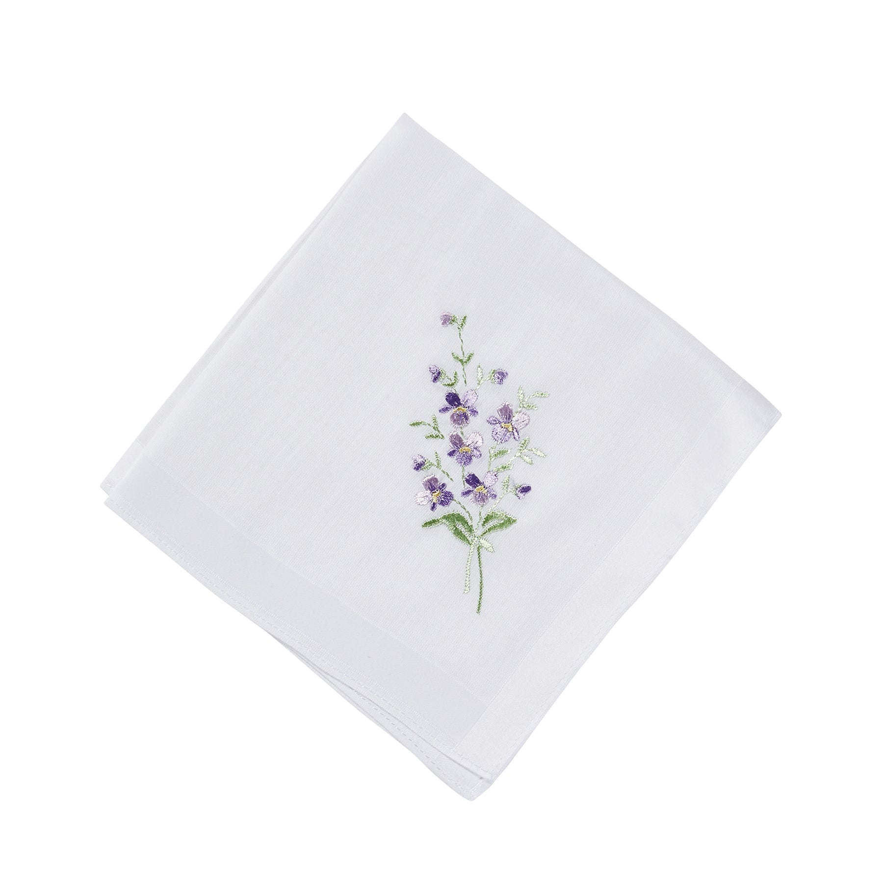 Ladies Cotton Handkerchiefs - Floral Bunches