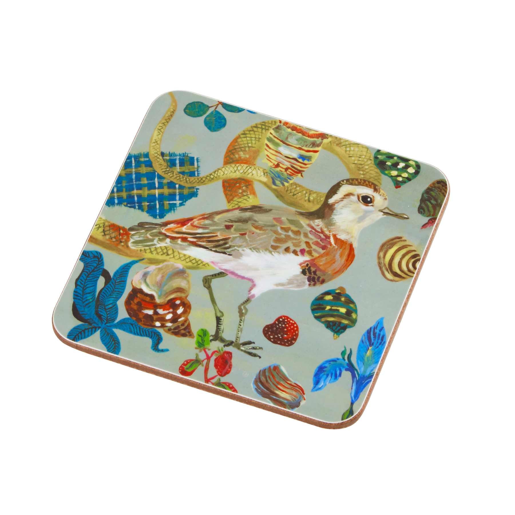 Birds in Dunes Collection Coaster Plover