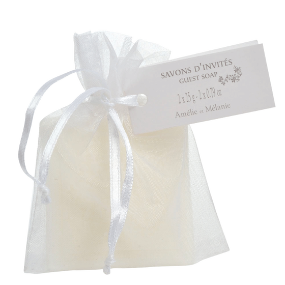Linge Blanc Sachet & Two Guest Soaps