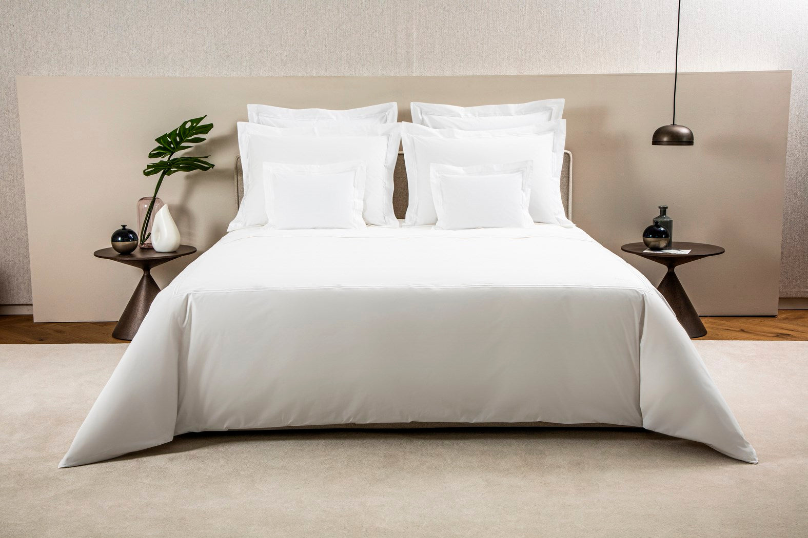 Linge de lit en coton pour hôtel Frette