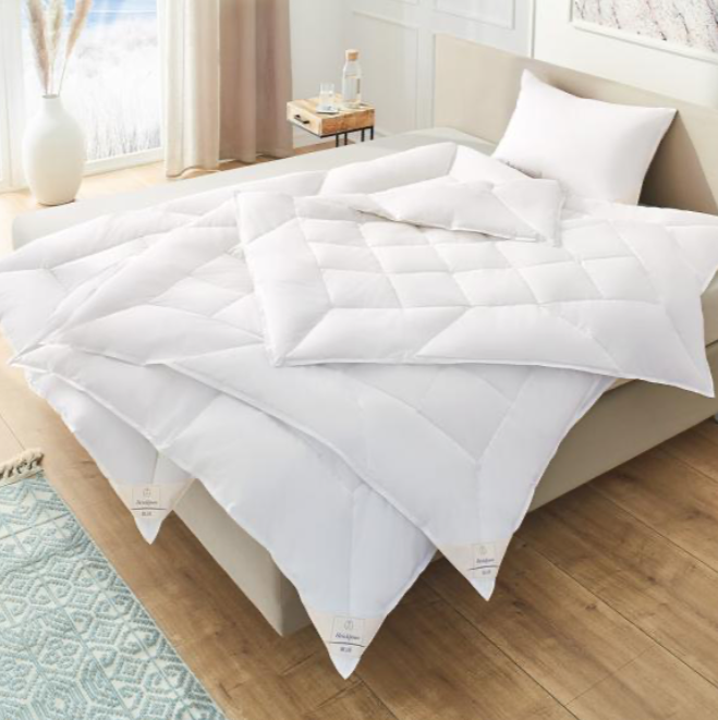 Couettes de luxe en duvet d'oie bleue de Mazurie Brinkhaus