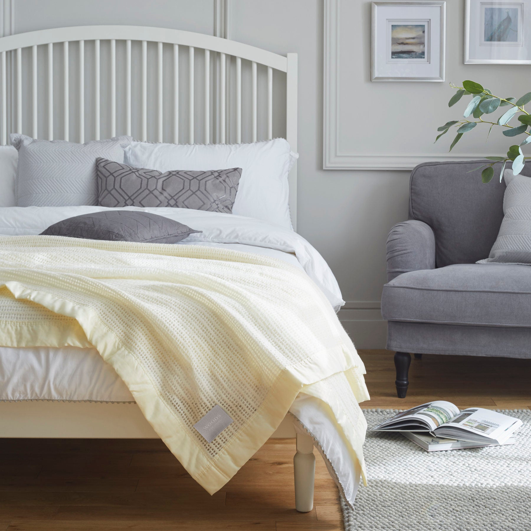 wool cellular blanket