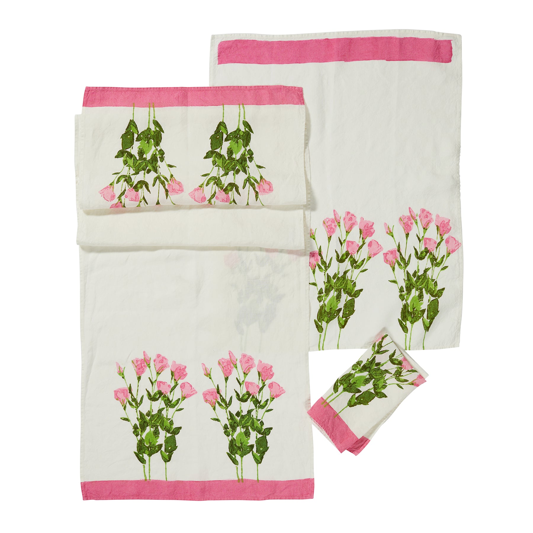 Fiore Caterina 100% Linen Table Linens