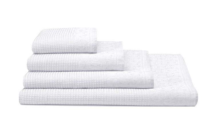 Lula Pure Linen Honeycomb Towels