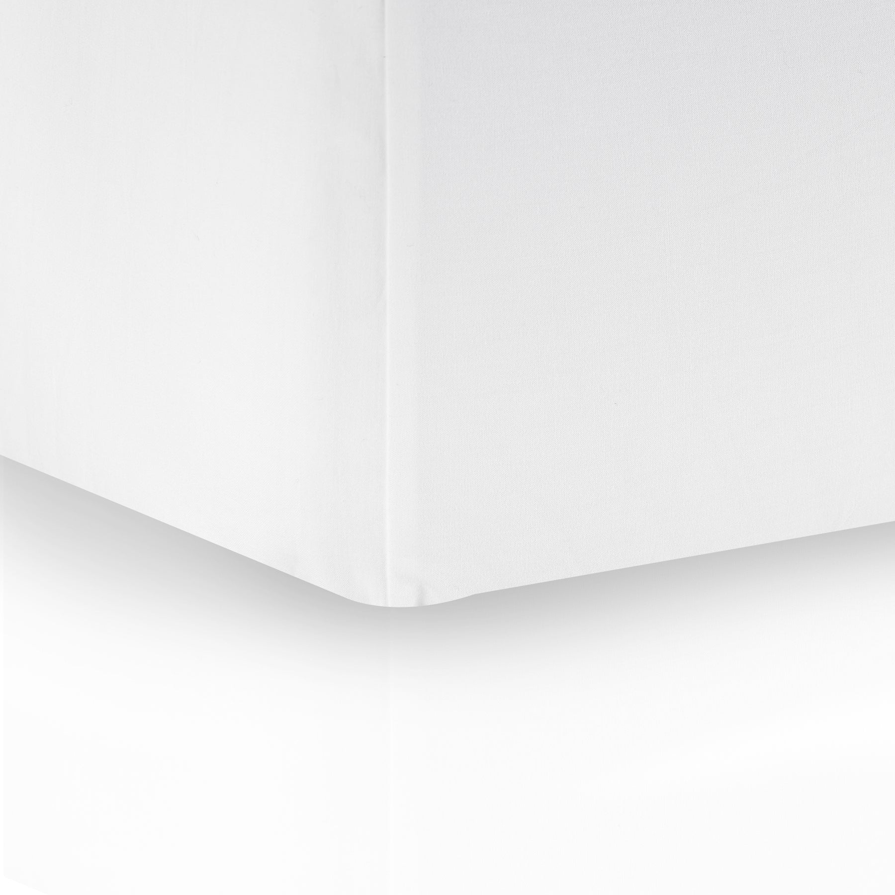 Graziano Hem Stitch Egyptian Cotton Fitted Sheet White