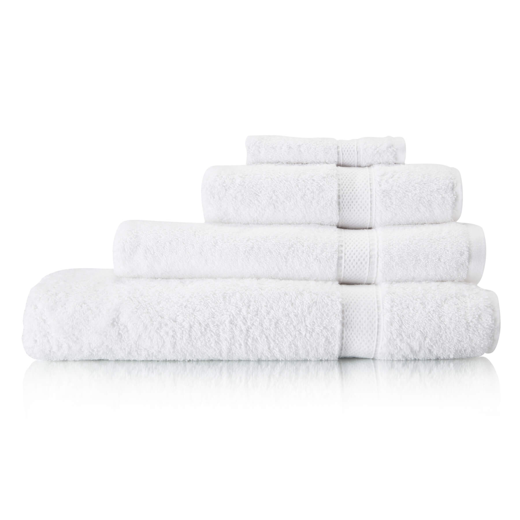 Hotel Luxury White Cotton Towels