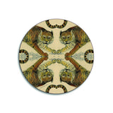 Avenida Home Tigers Design Round Coasters