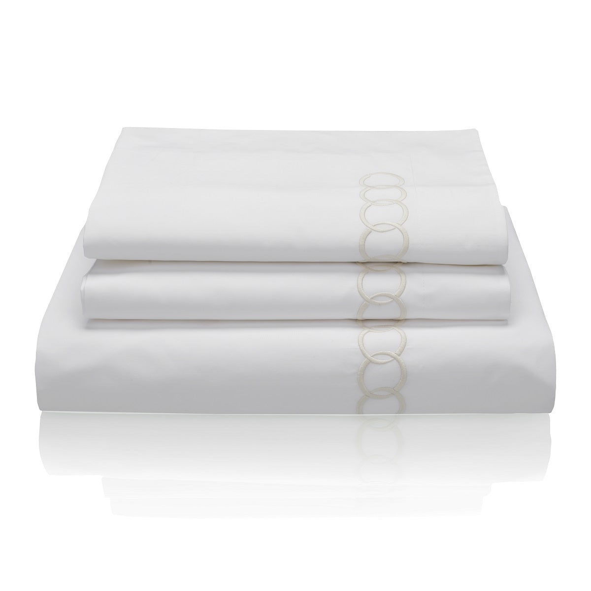 Woods Italian Classic Pila Superfine Bed Linen Set Circles Design