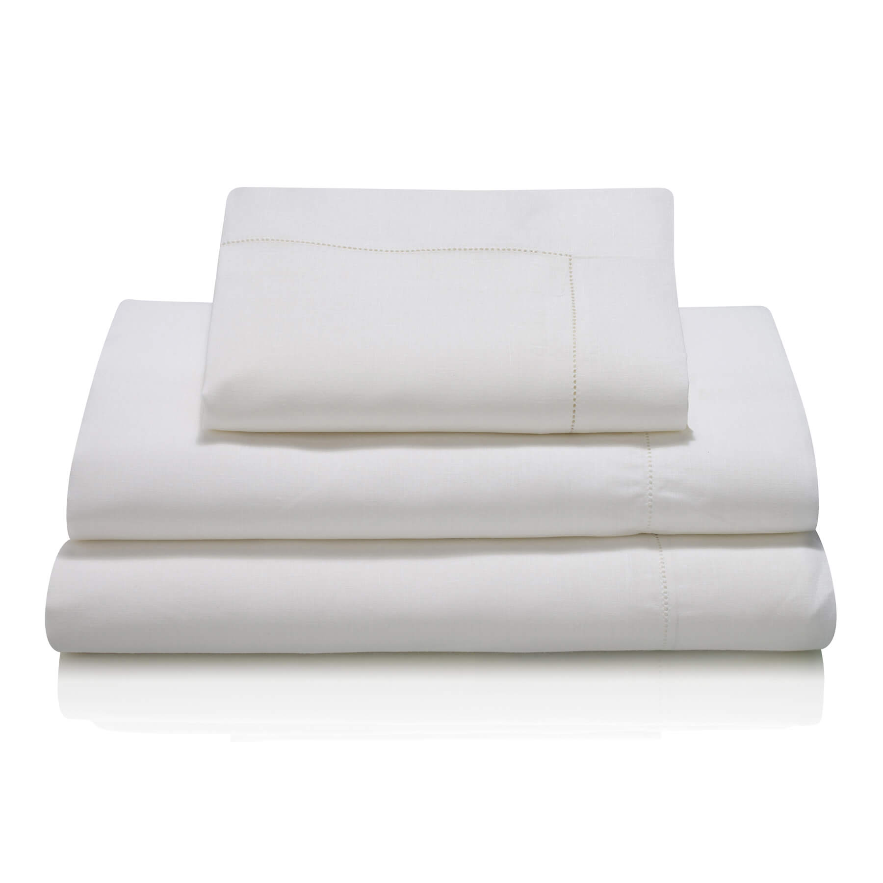Premier Pure Irish Linen Hemstitch Sheets & Pillowcases