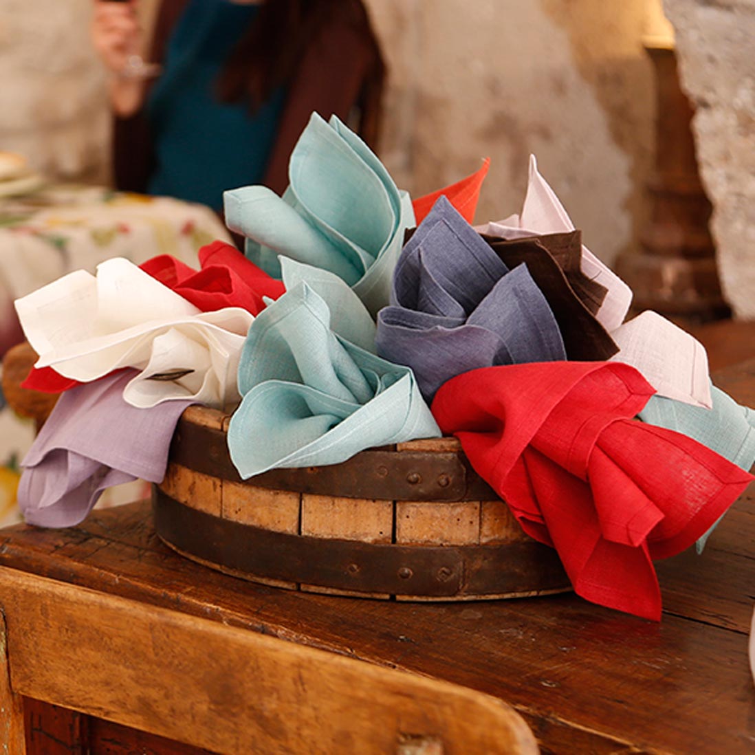 Serviette en lin Tiziano