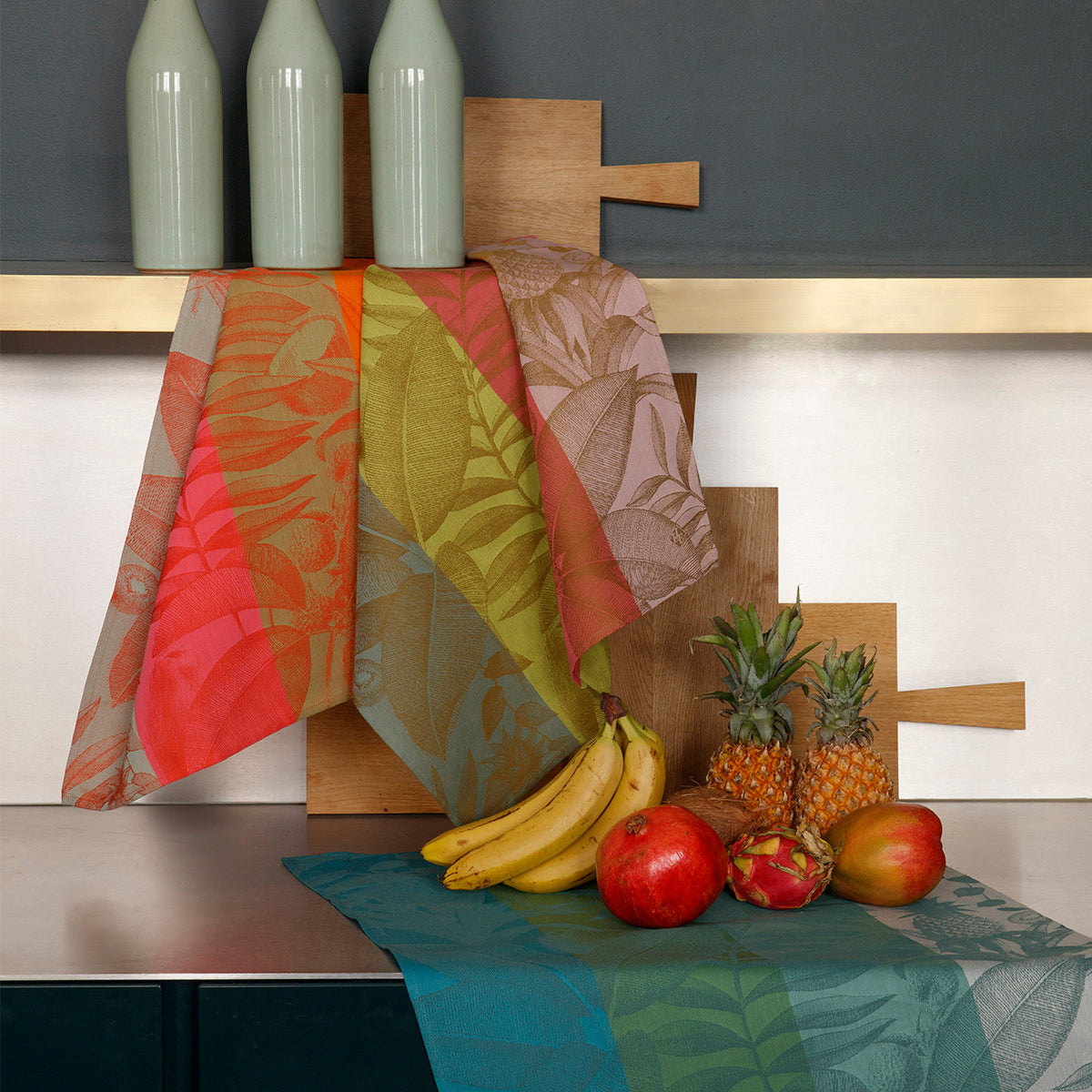 Fruits Exotiques Cotton Tea Towels