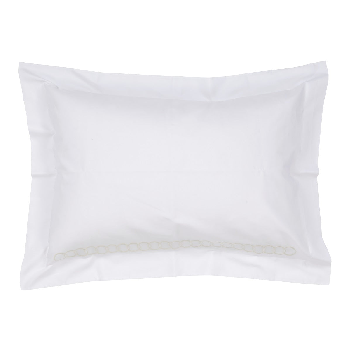 Woods Italian Classic Pila Superfine Oxford Pillowcase Circles Design