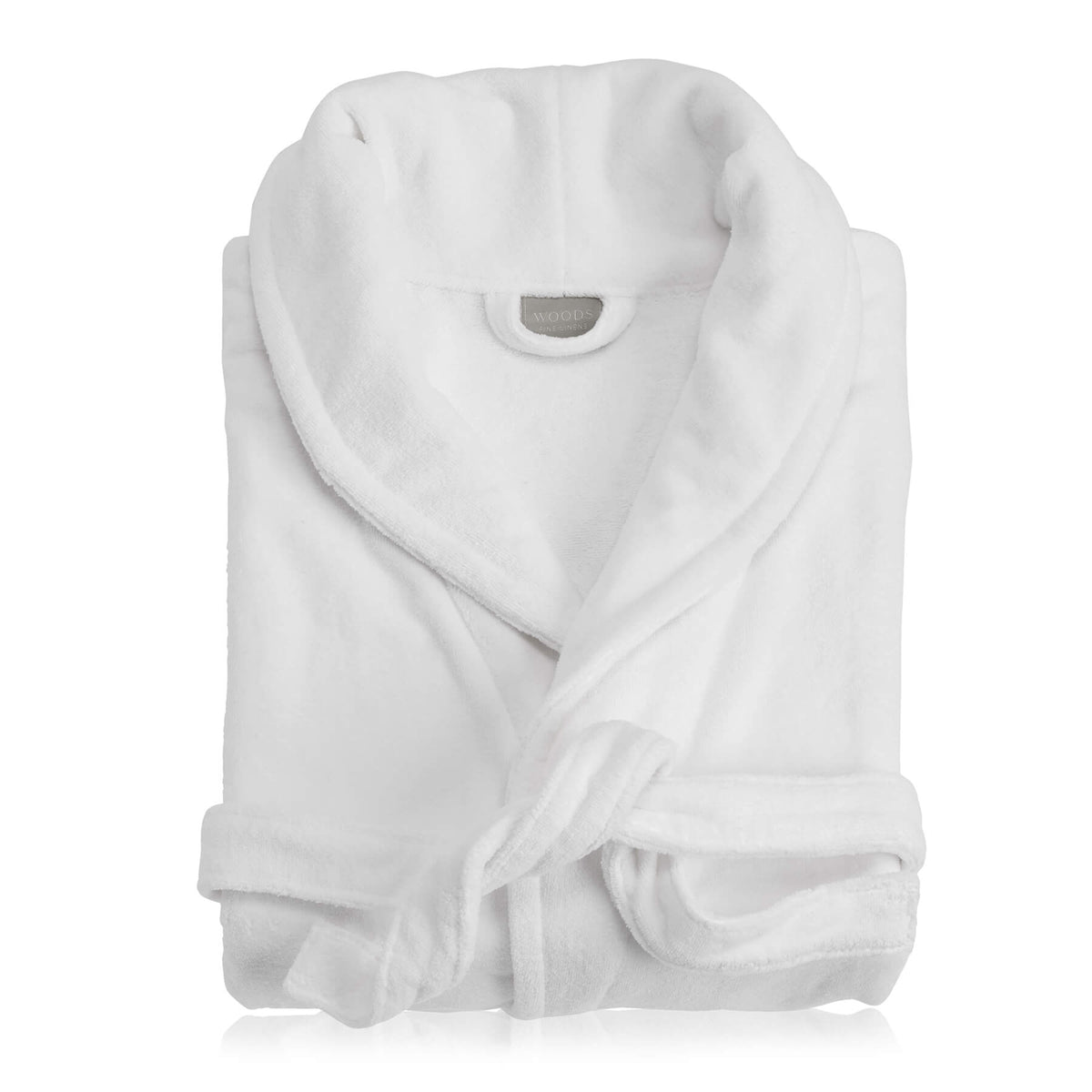 Woods Vincentia Egyptian Cotton Bath Robe White