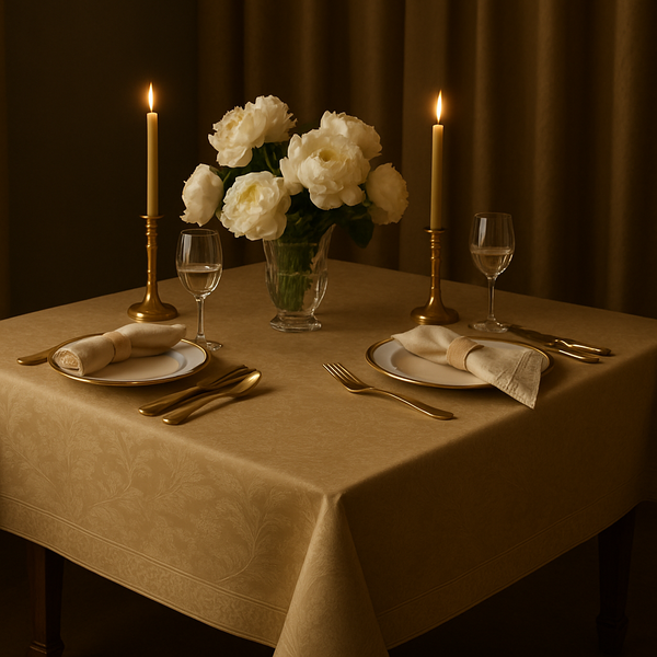 Material & Mood: Crafting Luxurious Tablecloths That Dance with Light