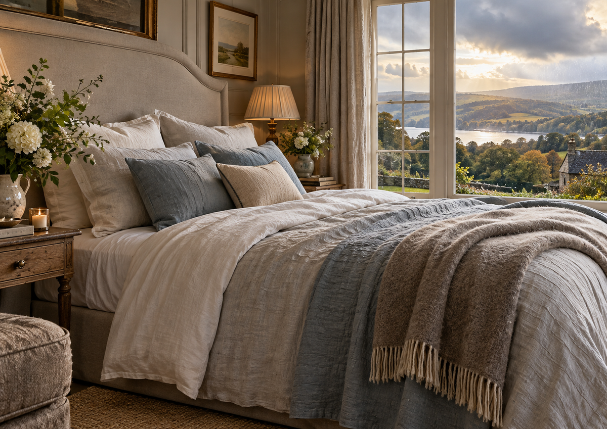 Linen Bedding for the UK Climate: Why Irish Linen Works All Year