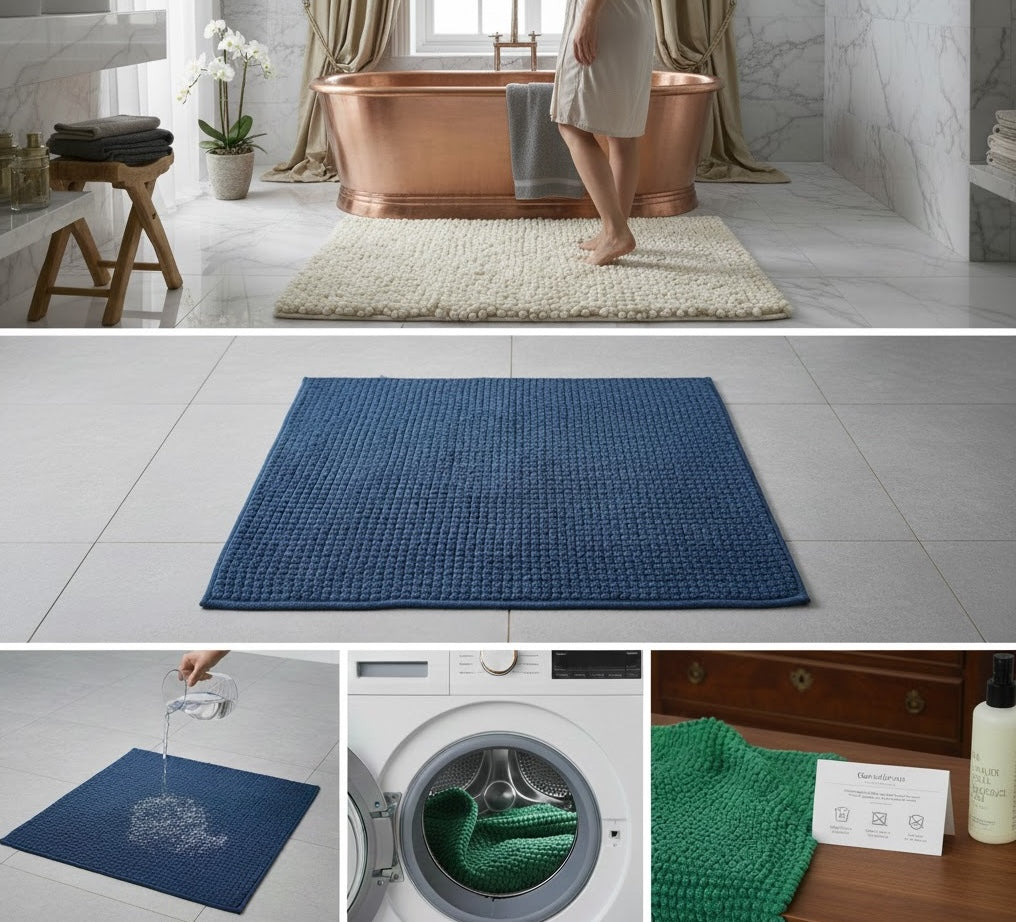 A Guide to Luxury Bathroom Mats: Style, Absorbency and Care