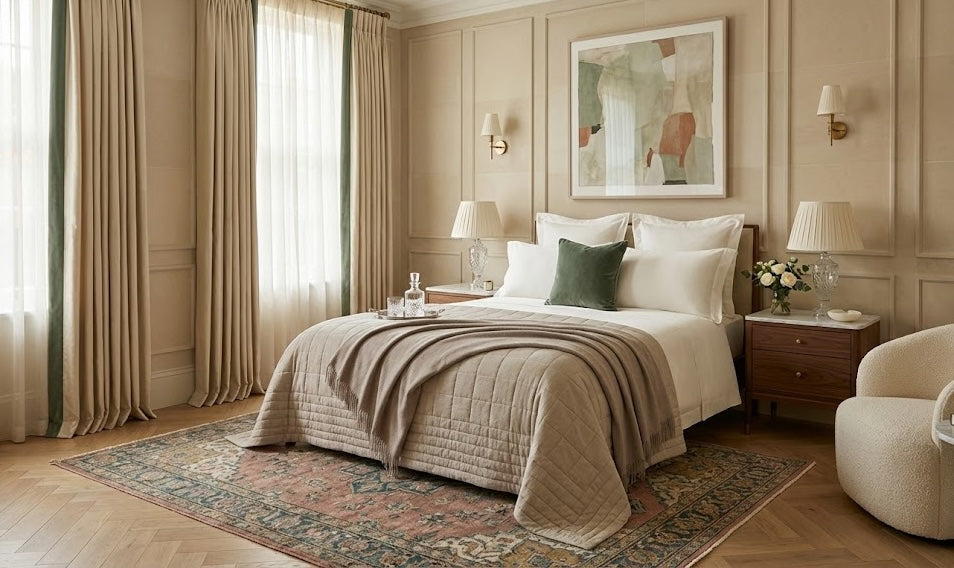 A Minimalist Bedding Plan for a Calm Bedroom