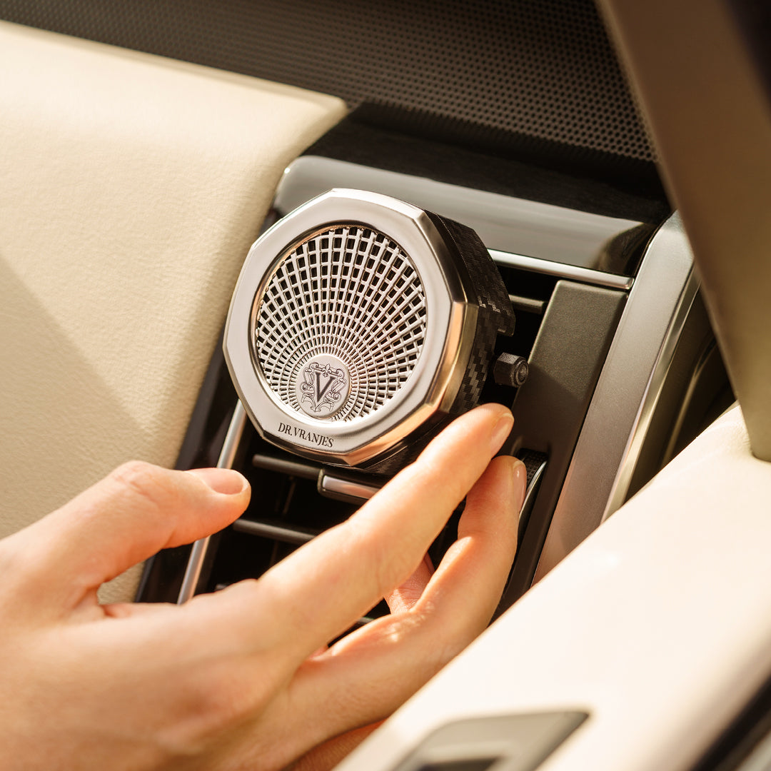 Dr Vranjes Chrome Car Parfum Diffuser & Refills