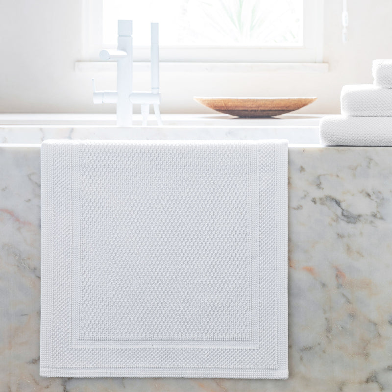 'Bee Waffle' Cotton Bath Mat Collection