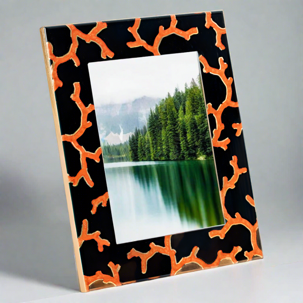 The 'Coral Sea' Lacquer Photo Frame Collection