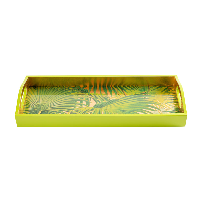 'Palm Fronds' Lacquer Tray