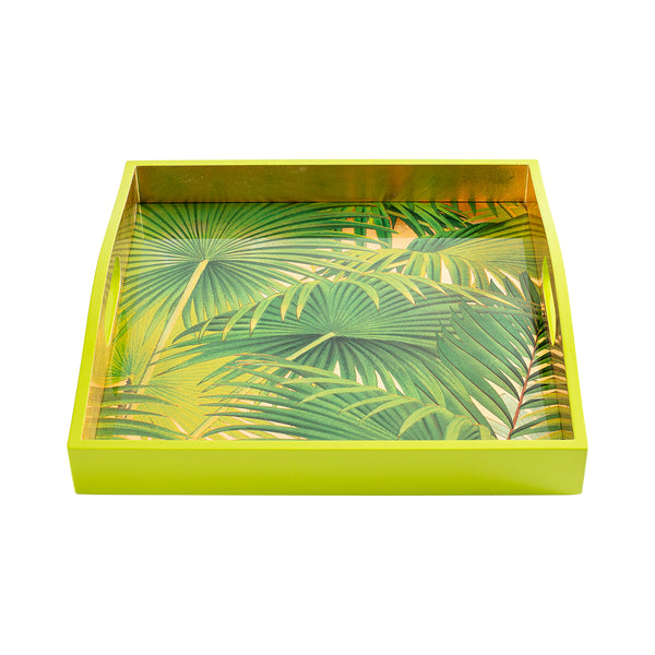'Palm Fronds' Lacquer Tray