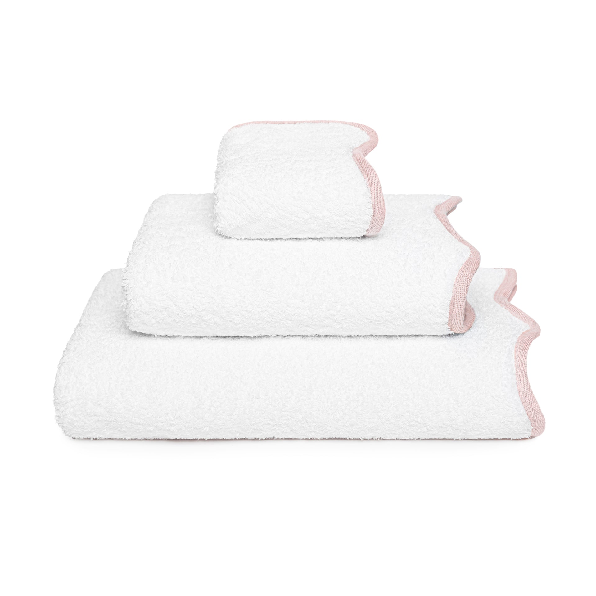 Portobello Scalloped Edge Egyptian Cotton Towels