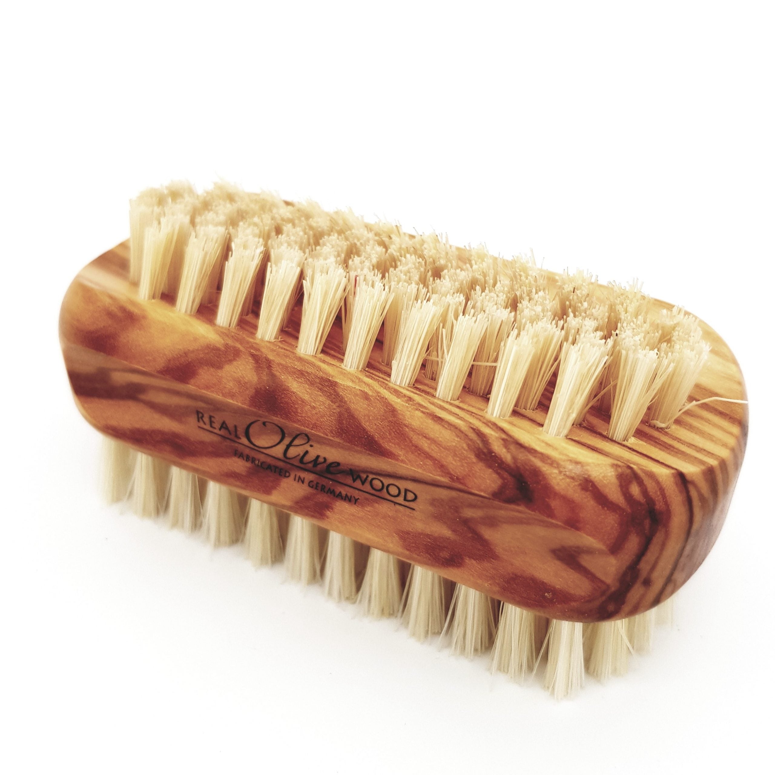 Brosse à ongles en bois d'olivier