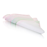 Lehner Swiss Cotton Ladies Handkerchief -  Multi Colour Border