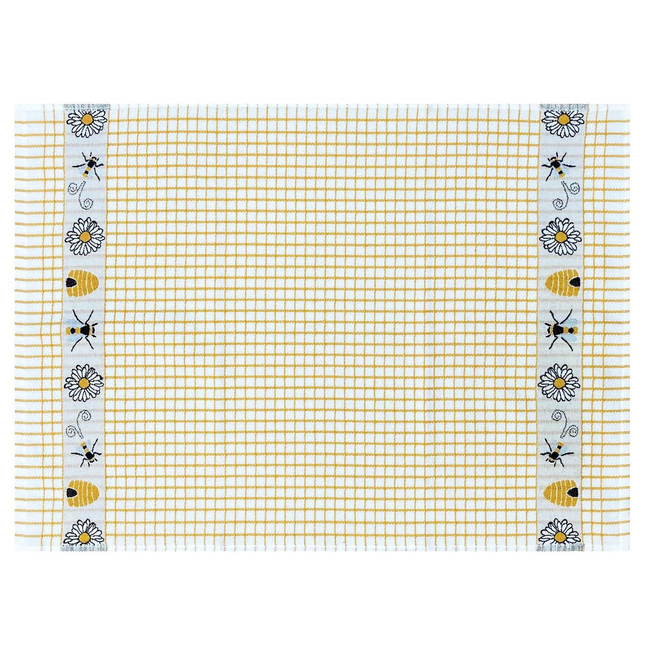 Jacquard Patterned Cotton Terry Tea Towel