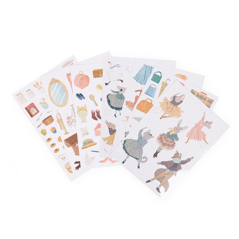 La Petite Ecole de Danse Colouring Book with Stickers