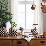 MacKenzie-Childs Check Design Butter Dish