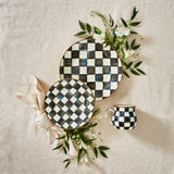 MacKenzie-Childs Courtly Check Enamel Plates
