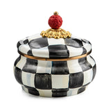 MacKenzie-Childs Courtly Check Storage Canisters