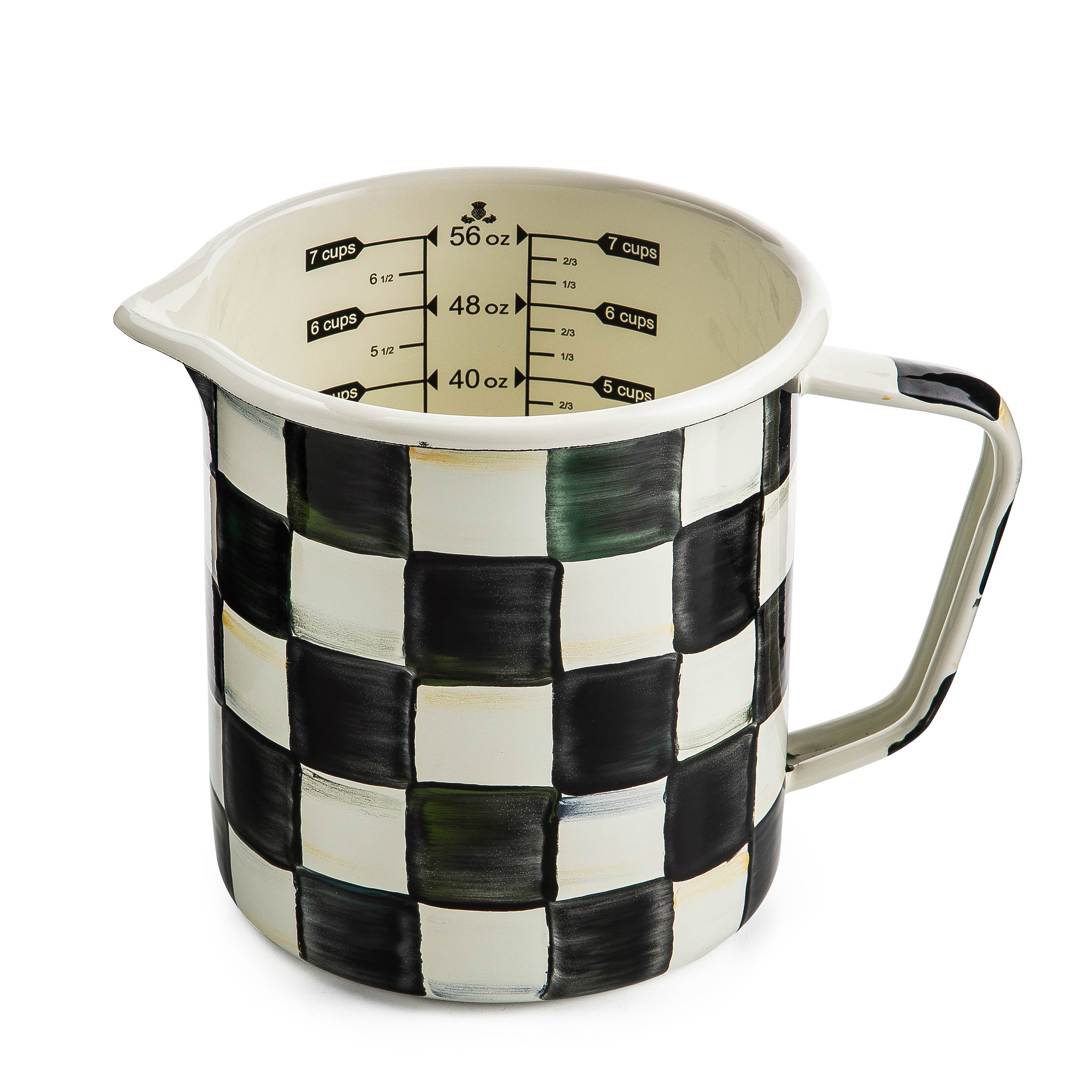 MacKenzie-Childs Courtly Check Measuring Jug