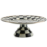 MacKenzie-Childs Courtly Check Enamelware Pedestal Platters