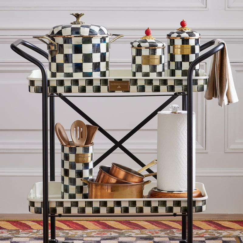 MacKenzie-Childs Courtly Check Utensil Holder