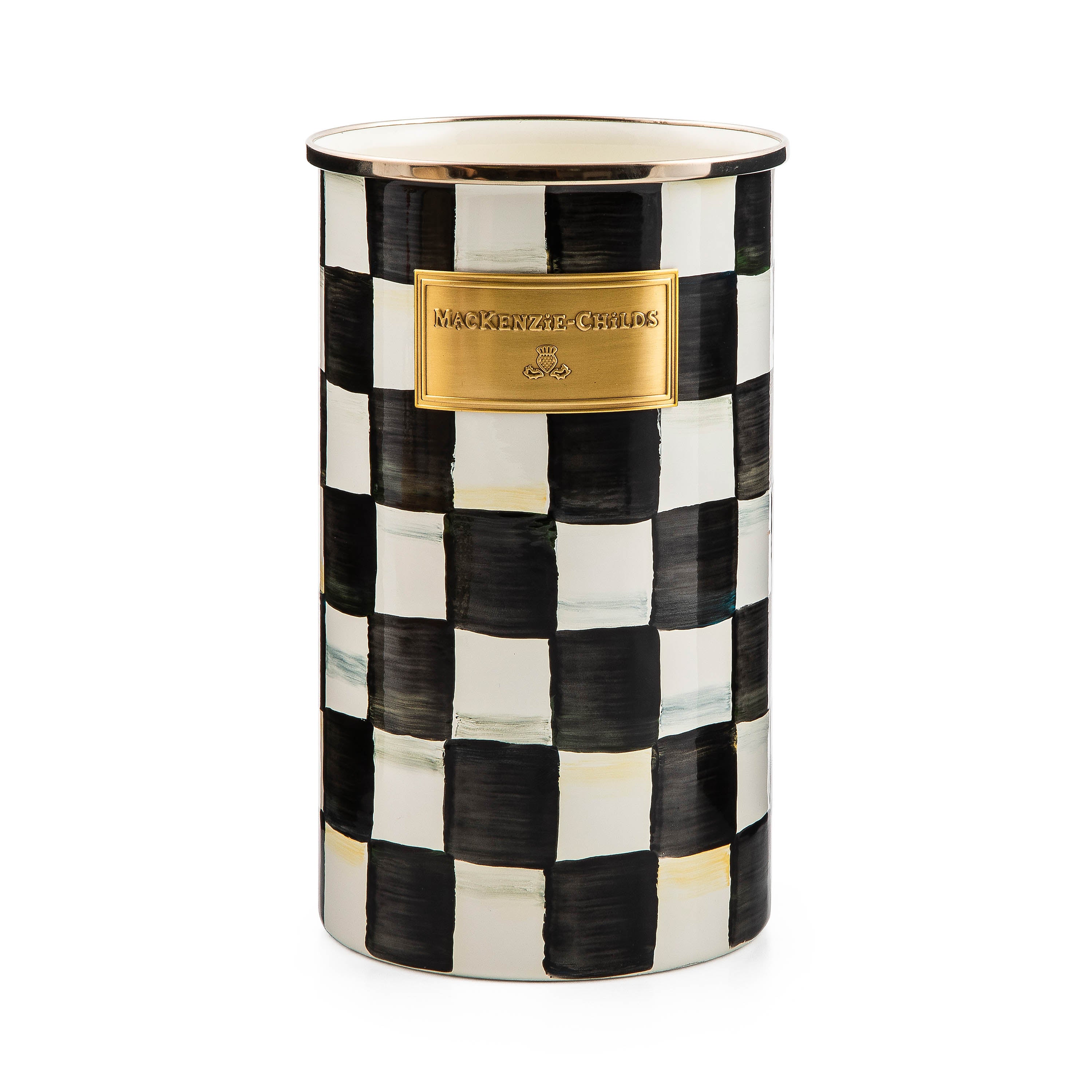 MacKenzie-Childs Courtly Check Utensil Holder