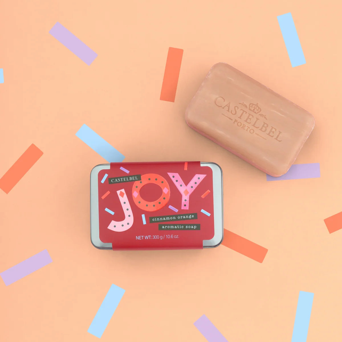 Charming Festive Soaps in Decorative Tin