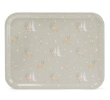 Sophie Allport 'Christmas Stags' Printed Birchwood Tray