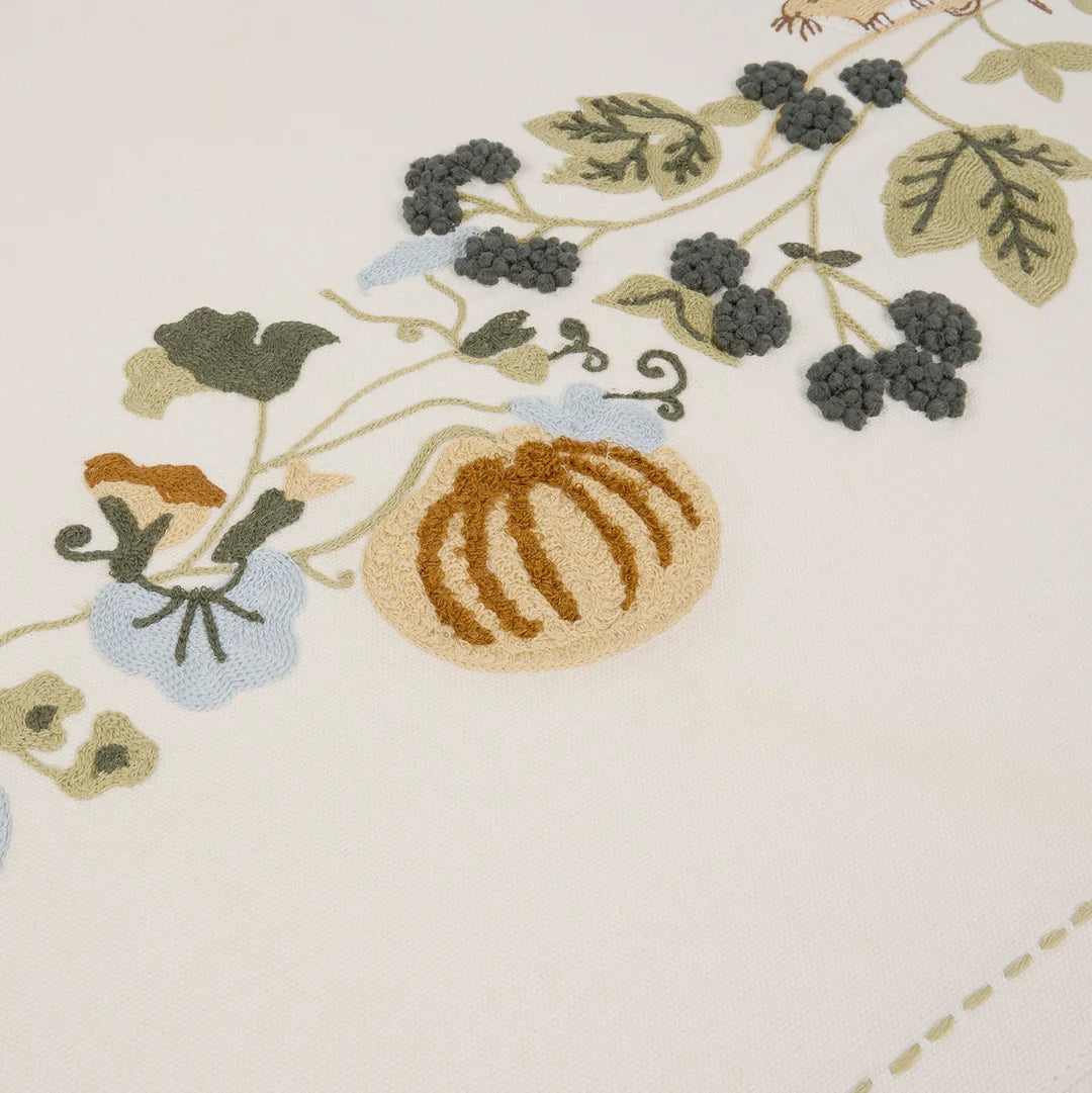 Sophie Allport Embroidered Autumn Forage Table Runner