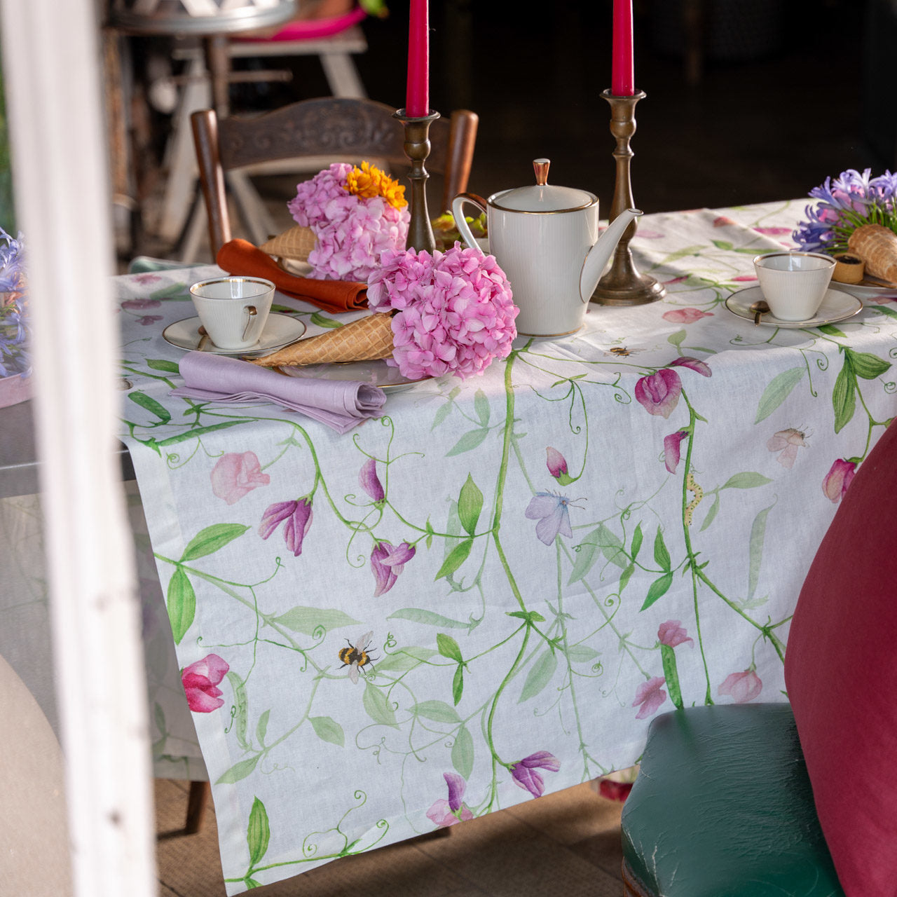 Petit Pois Table Linens