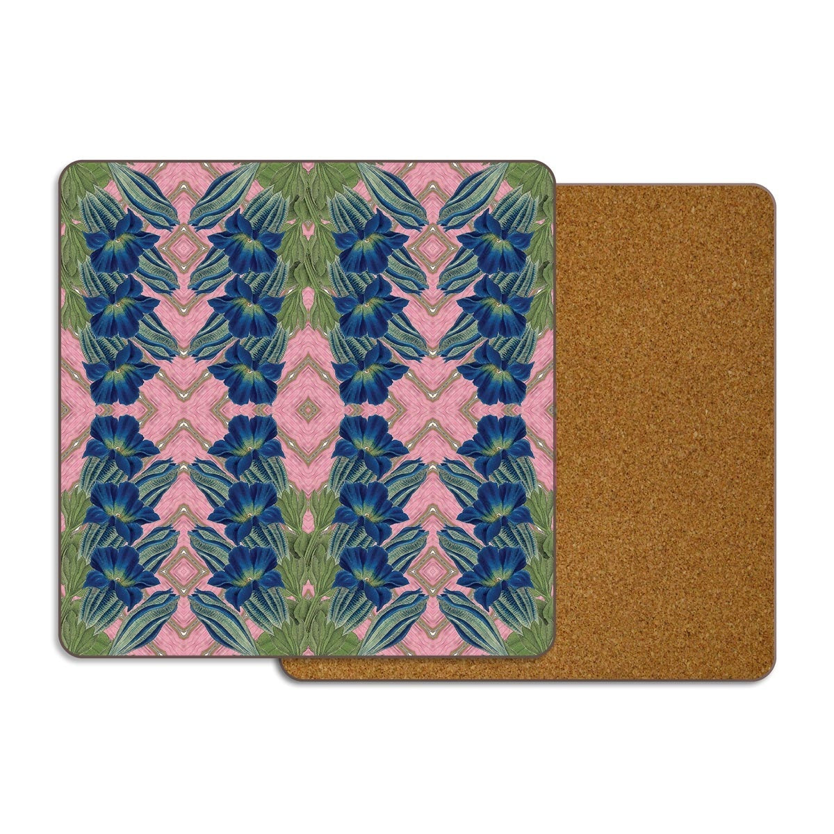 Blue Flower Placemat & Coasters