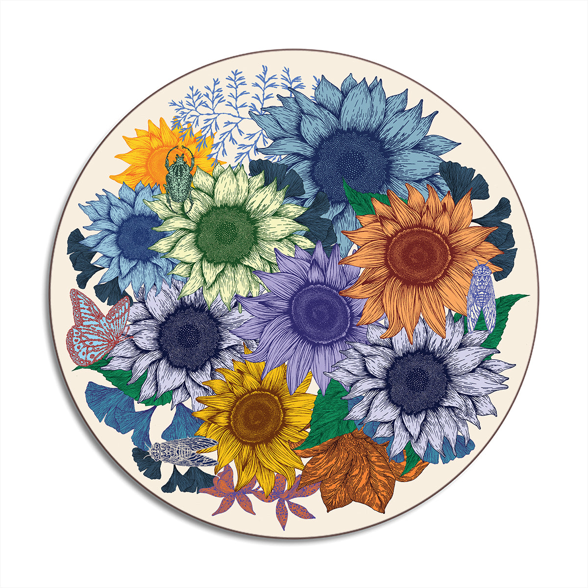 Sunflower Placemat & Coasters