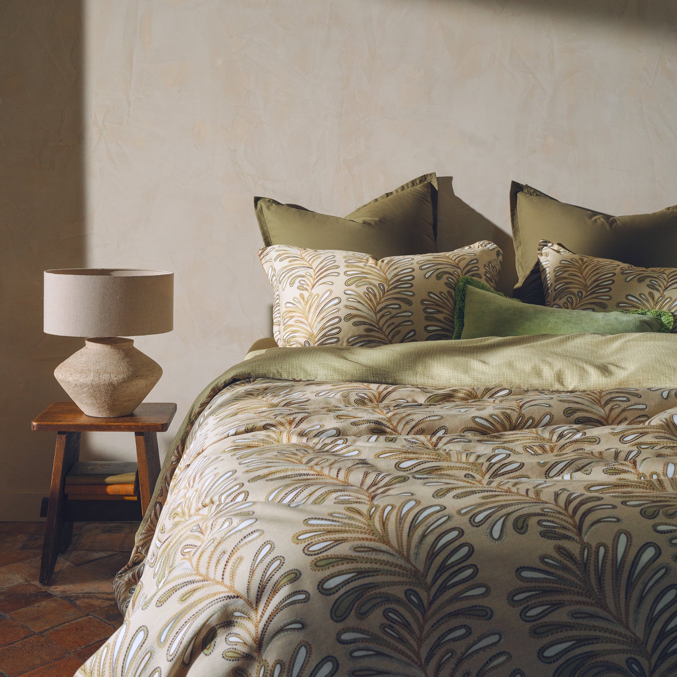 Desforges Esparto Cotton Bed Linen