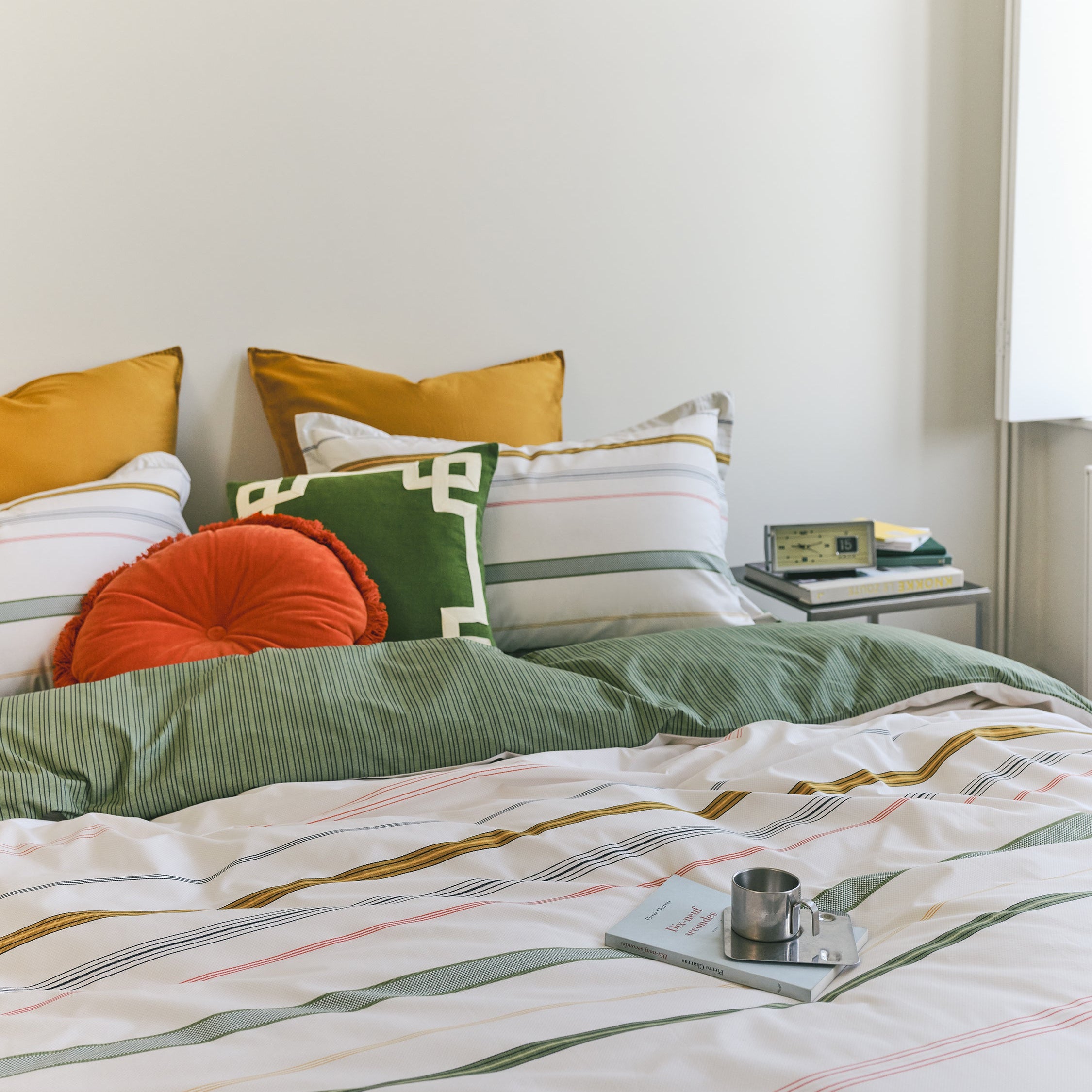 Desforges Mascaron Cotton Bed Linen